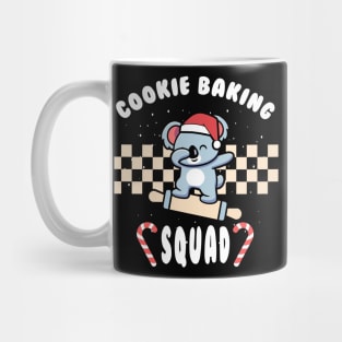 Cookie Baking Crew Koala Christmas Cookie Baking Team Mug